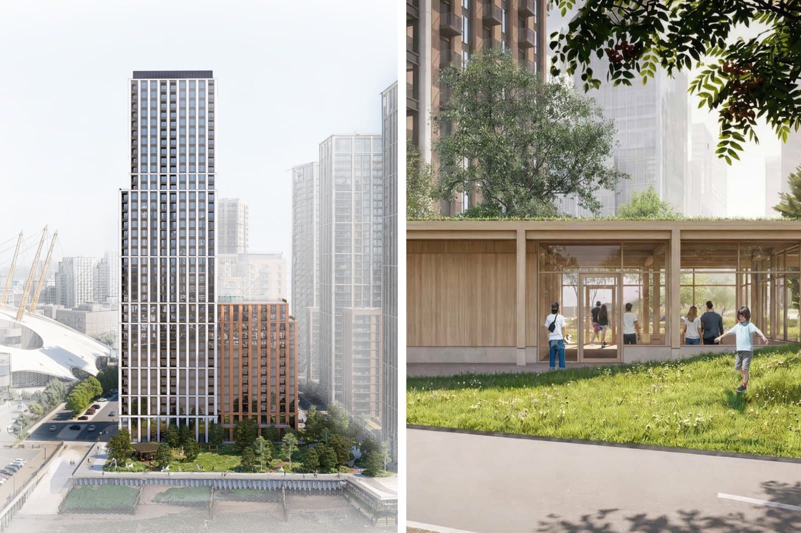 Meridian Quay, Plots 1.02 and 1.03 Greenwich Peninsula, Greenwich, London — exterior